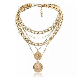 Multiple Chain Necklace Choker